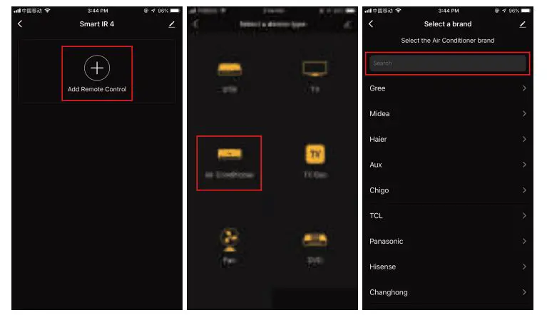 UanTii B0978SR83F WiFi Smart Remote IR Controller - Add a fixed remote control