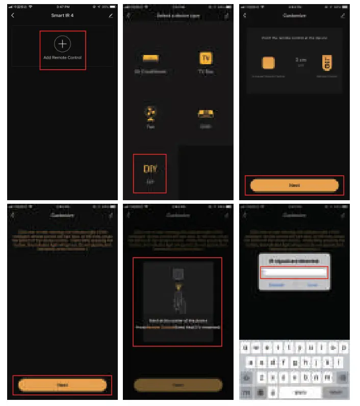UanTii B0978SR83F WiFi Smart Remote IR Controller - DIY operation instruction