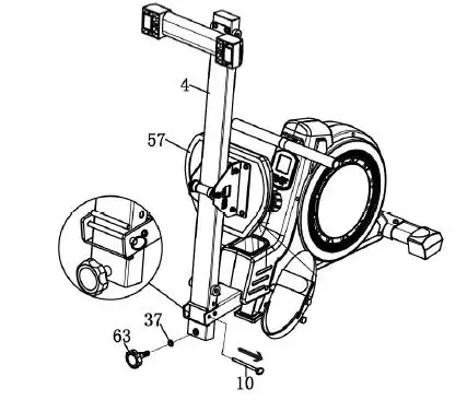 virtufit VFROWEF Easy Fit Rowing Machine 10
