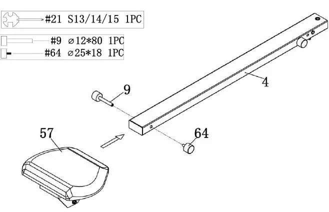 virtufit VFROWEF Easy Fit Rowing Machine 5