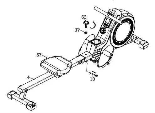 virtufit VFROWEF Easy Fit Rowing Machine 9