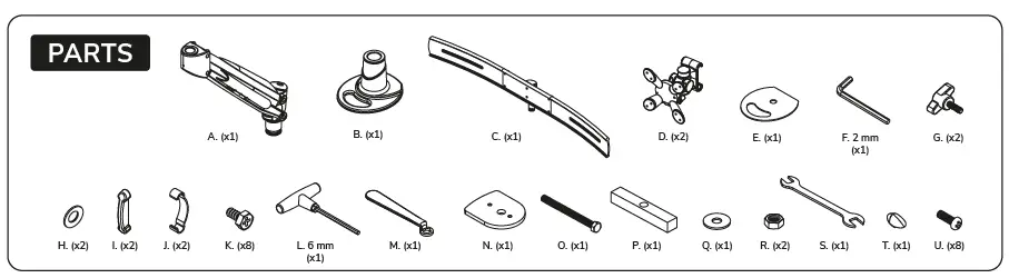 Neomounts-FPMA-D940DG-Newstar-Full-Motion-Dual-Desk-Mount-for-2-Monitors-up-to-24-Inch-FIG-1