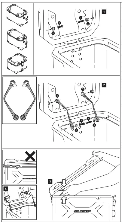 SW-MOTECH GPT.08.518.70000 Trax ADV Top Case System FIG 14