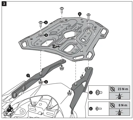 SW-MOTECH GPT.08.518.70000 Trax ADV Top Case System FIG 5
