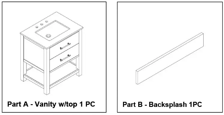 SUDIO Windwood 30 Inch Bathroom Vanity fig 1