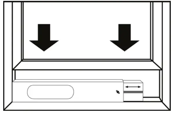 goobay 59513 Local Mobile Air Conditioner - Installing the window insert