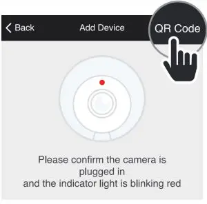 Add device. Method 2: QR Code Mode