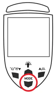 ETEKCITY Infrared Thermometer - Emissivity Adjustment Mode