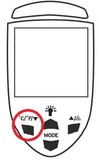 ETEKCITY Infrared Thermometer - Unit Conversion