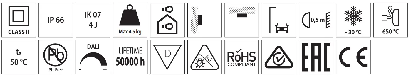 PERFORMANCE-iN-LIGHTING-TYK+ 20 LED Adjustable-Die-Cast-Aluminium-Outdoor-FIG1