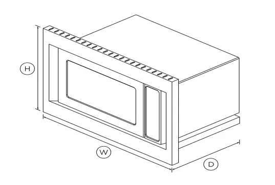 FISHER PAYKEL TK30MOX1 30-Inch Traditional Microwave Trim Kit fig (1)