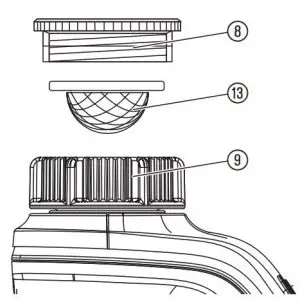 FIG 7 To clean the filter