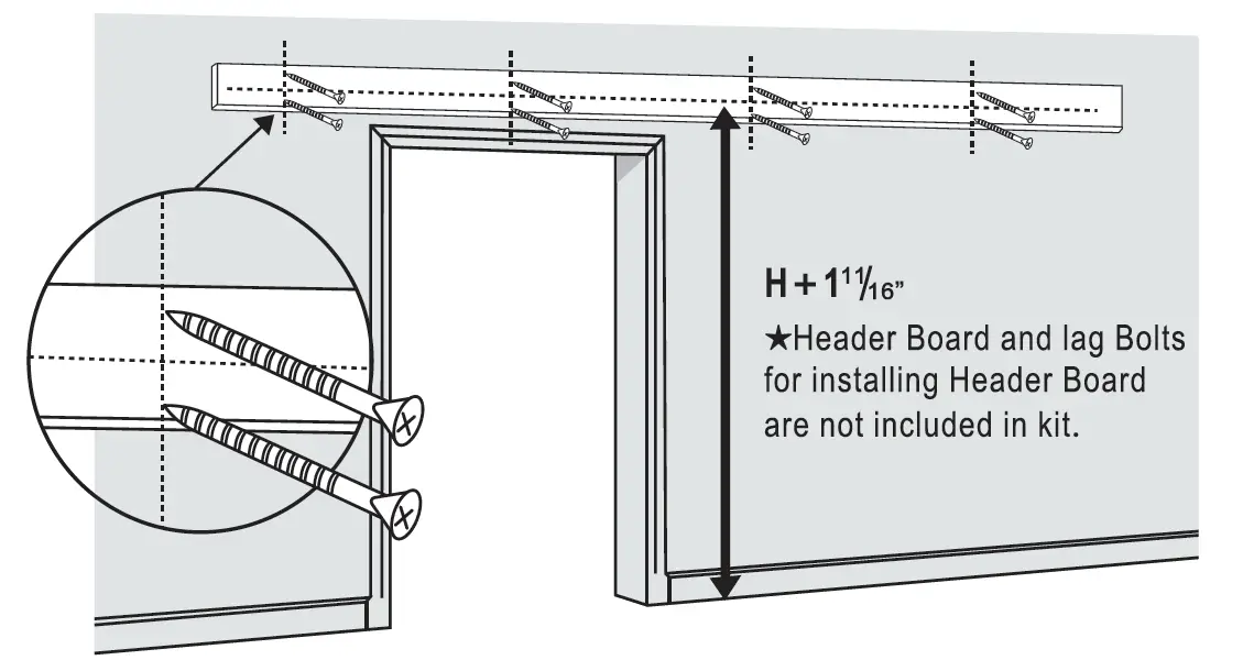 Movisa MVBDS02 Light Brown Single Unfinished Pine Wood Sliding Door fig 16