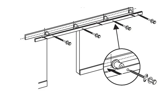 Movisa MVBDS02 Light Brown Single Unfinished Pine Wood Sliding Door fig 19