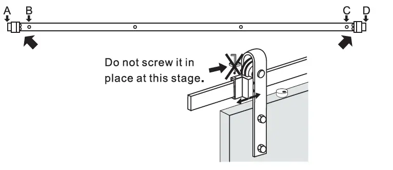 Movisa MVBDS02 Light Brown Single Unfinished Pine Wood Sliding Door fig 20