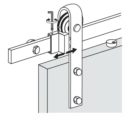 Movisa MVBDS02 Light Brown Single Unfinished Pine Wood Sliding Door fig 26
