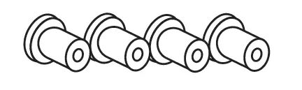 Movisa MVBDS02 Light Brown Single Unfinished Pine Wood Sliding Door fig 4