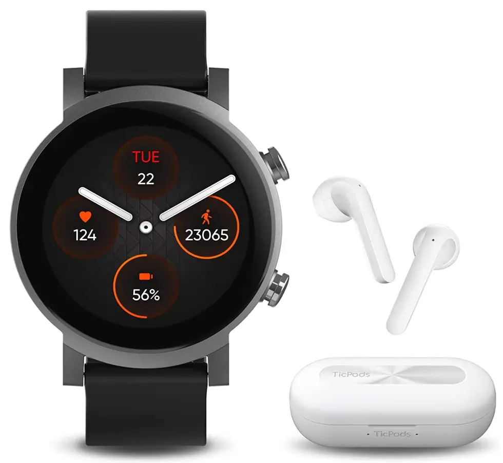 Ticwatch E3 Wear OS Smartwatch Plus TicPods 2 Pro