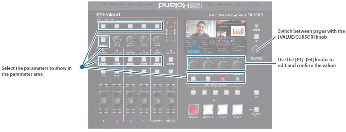 Roland SR-20HD Direct Streaming AV Mixer-11