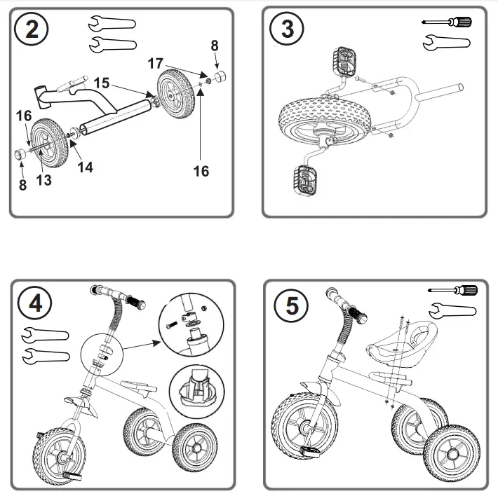 Lorelli 10050590008 First Tricycle - fig