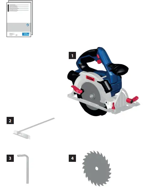 Gude KS 18 58517 Circular Saw - Fig 1
