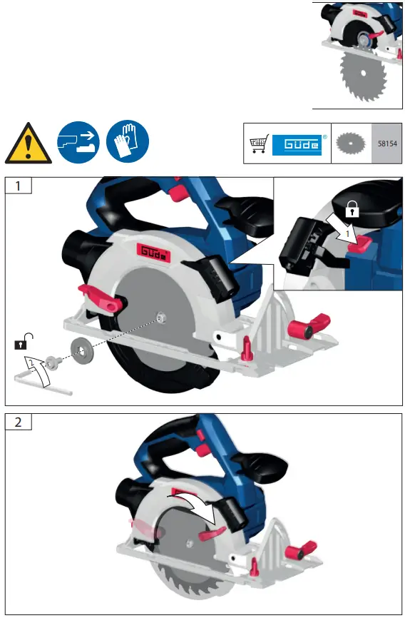 Gude KS 18 58517 Circular Saw - Fig 6