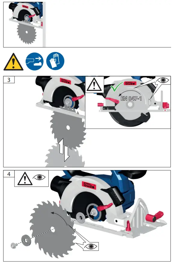 Gude KS 18 58517 Circular Saw - Fig 7
