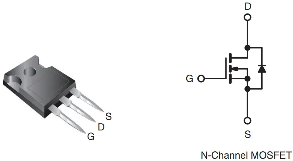 VISHAY SiHFPF40 Power MOSFET