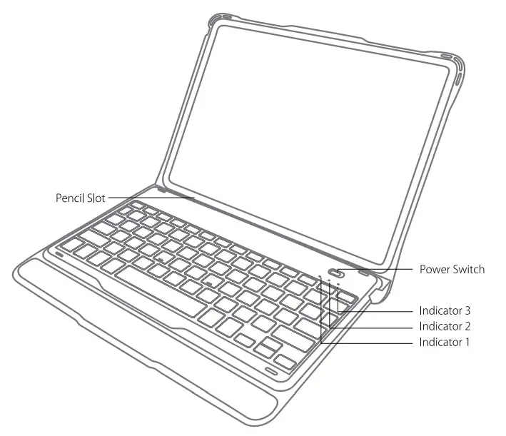 inateck KB2005 Bluetooth Keyboard Case - Product overview