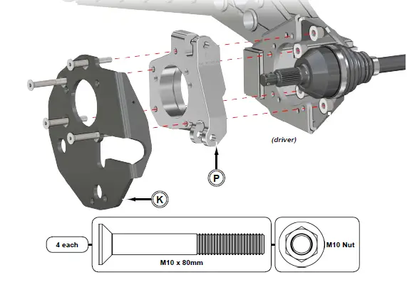 SUPERATV-Polaris-Ranger-XP-1000-4-Inch-Portal-Gear-Lift-13