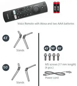 FIG 1 INCLUDED ACCESSORIES