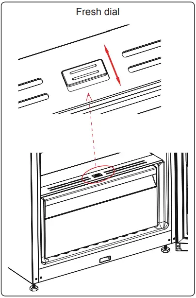 AEG RKB738E5MB Stainless Steel Freestanding Larder Fridge - Fresh Dial