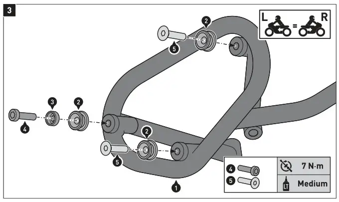 SW MOTECH BC.SYS.07.649.30001B Side Case Set URBAN For BMW G 310 R - fig 3