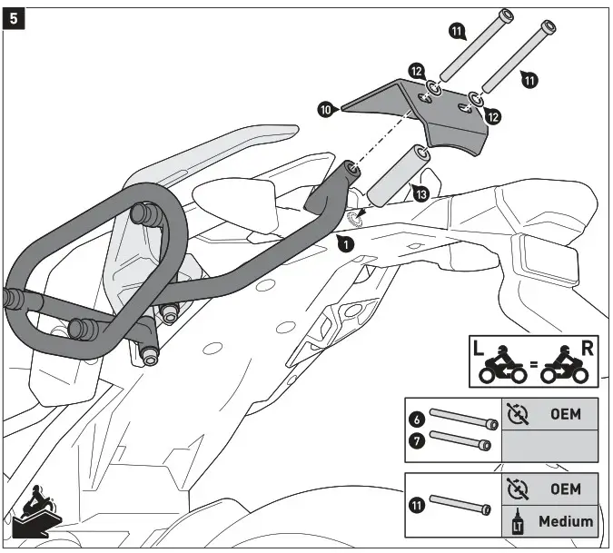 SW MOTECH BC.SYS.07.649.30001B Side Case Set URBAN For BMW G 310 R - fig 5