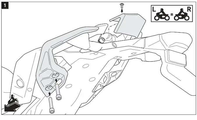 SW MOTECH BC.SYS.07.649.30001B Side Case Set URBAN For BMW G 310 R - fig