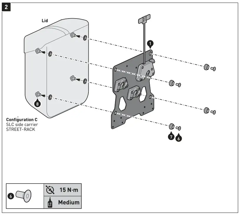 SW MOTECH BC.SYS.07.649.30001B Side Case Set URBAN For BMW G 310 R - fig15
