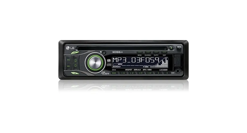 Lg Lac5800r Car Cd-mp3 Player Instruction Manual Lg Lac5800r Car Cd-mp3 Player Instruction Manual
