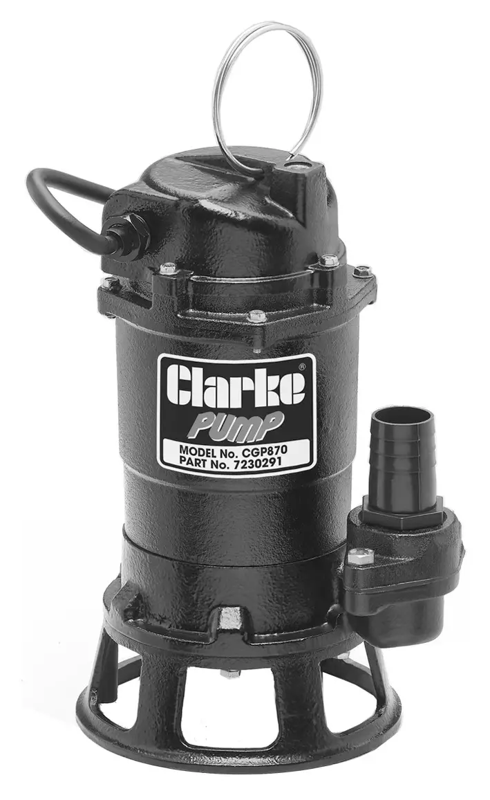 Clarke CGP870 870W Grinder Slurry Pump