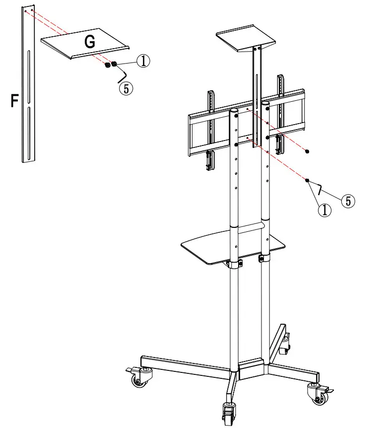 Commbox CBMOBD Suitable for 32 Inches to 65 Inches Screens - Figure 11