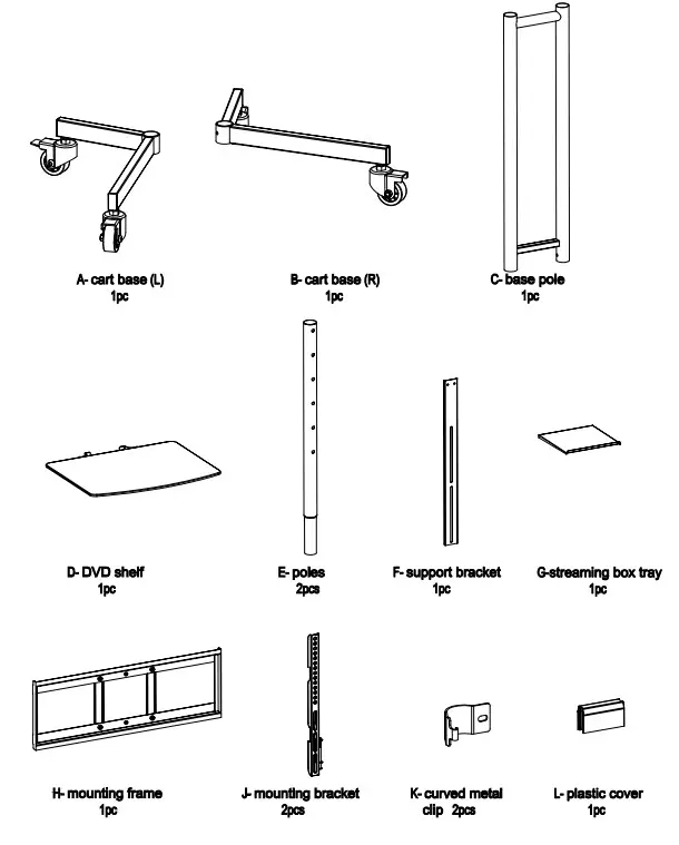 Commbox CBMOBD Suitable for 32 Inches to 65 Inches Screens - Figure 2