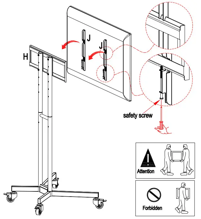 Commbox CBMOBD Suitable for 32 Inches to 65 Inches Screens - Figure 9