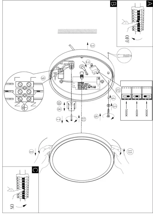 LucciLEDlux-239609-Blitz-LED-Wall-Bracket-fig1