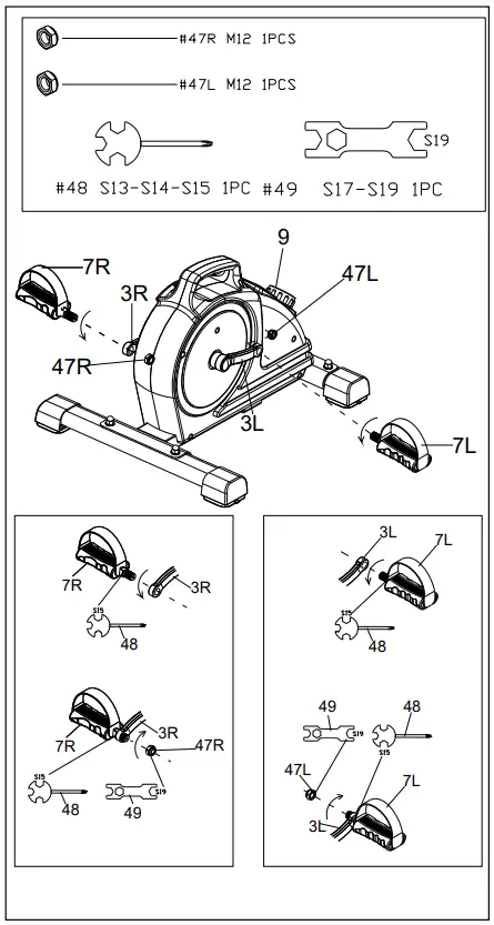SUNNY-SF-B020026-Magnetic-Mini-Exercise-Pedal-CyclePENDING-5
