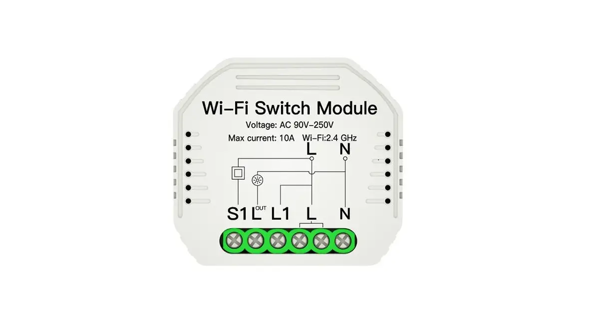 Moes Ms-104 Wifi Plus Rf Switch Module Instruction Manual