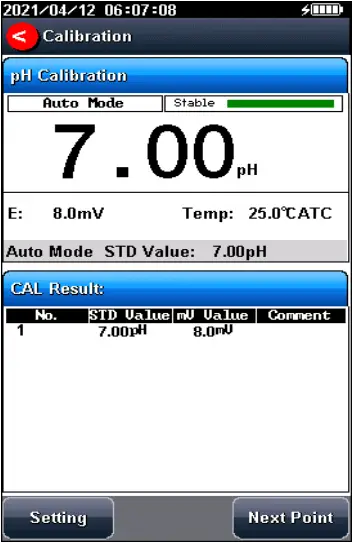 nesa PH310T - Calibration