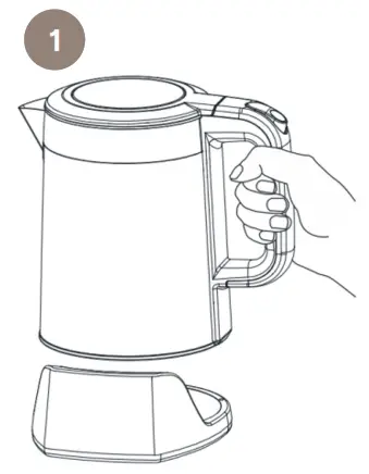 COOK IT Digital Luxury 1500W Kettle with Temperature Control - PRODUCT1