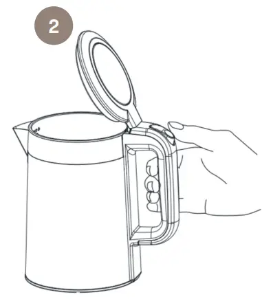 COOK IT Digital Luxury 1500W Kettle with Temperature Control - PRODUCT2