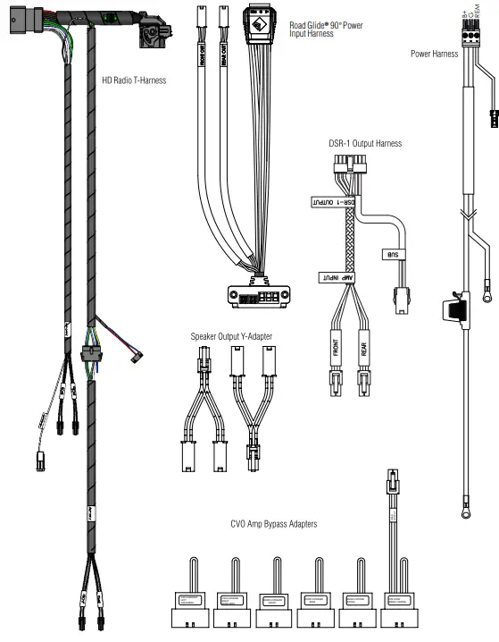 Rockford-Fosgate-RFK-GD14M5-Harley-Davidson-Street,-Road-Glide-Amplifier-FIG2