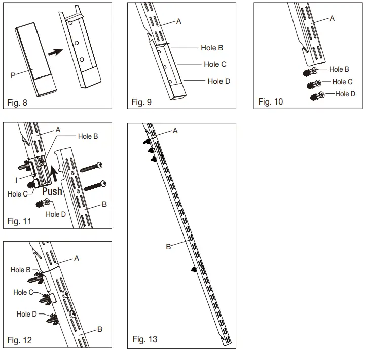 EVERBILT 90750 Genevieve 6 ft. White Adjustable Closet Organizer Double - fig 13