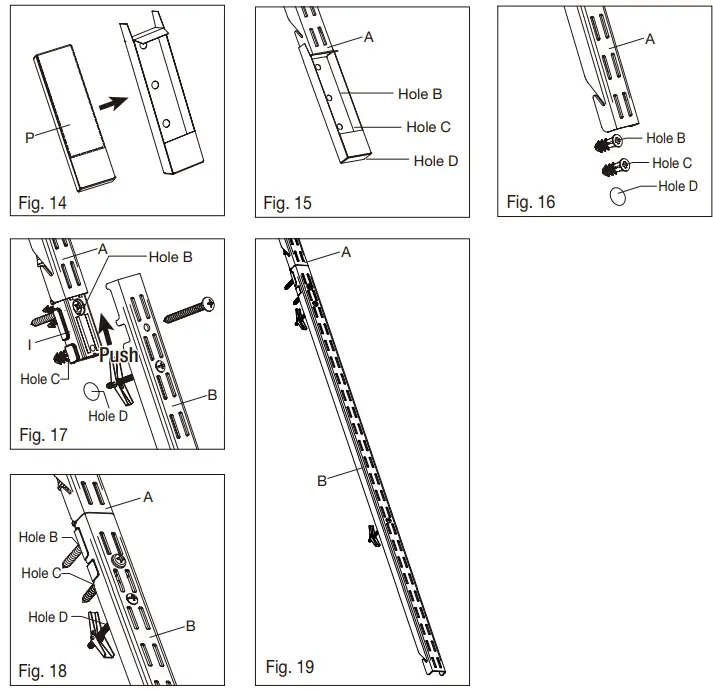EVERBILT 90750 Genevieve 6 ft. White Adjustable Closet Organizer Double - fig 14